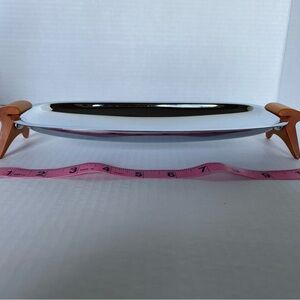 Glo Hill Gourmates chrome tray with Bakelite atomic MCM legs